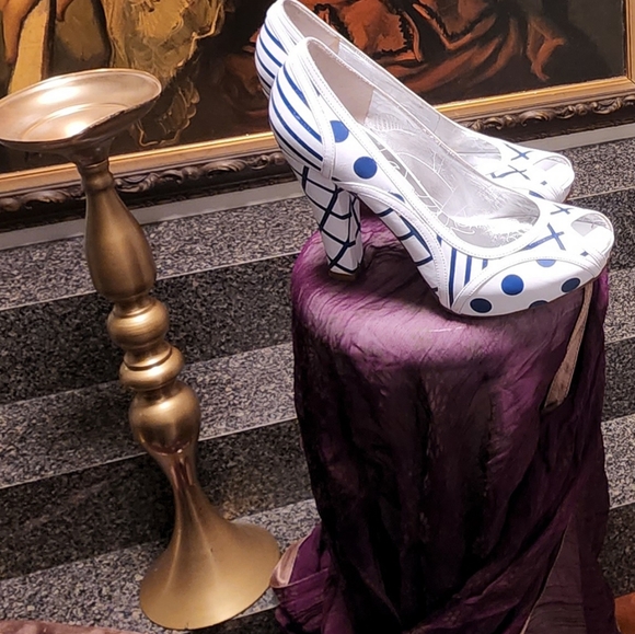 Beautiful open-toe Fornarina summer pumps. - Picture 4 of 4